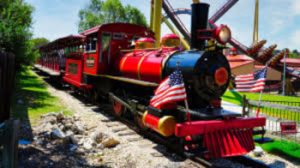 Six Flags Train Ride