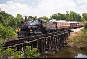 train crossing the bridge