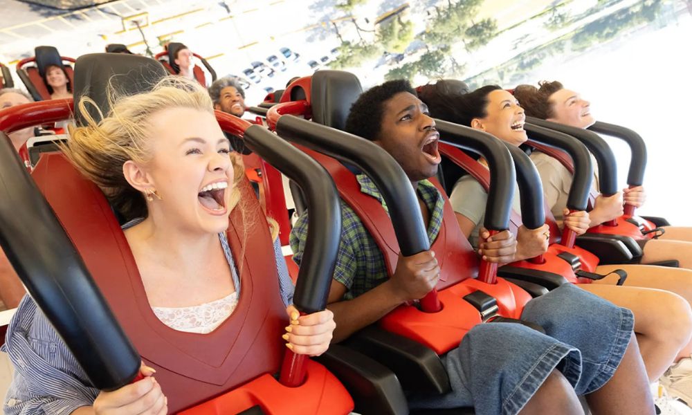 New Roller Coaster at Six Flags